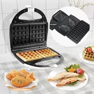 고품질 와플메이커 붕어빵 샌드위치 간식 조리기 3in1 와플기계 UEF-WM301 간식메이커 붕어빵기계 WFLVEA1