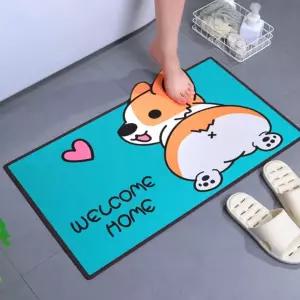 빨아쓰는 발수건 욕실 발닦개 소프트 씽크대 매트