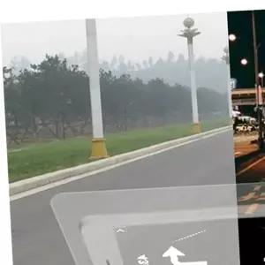 차량 HUD필름 헤드업 디스 반사 필름 미러링 HUD 네비필름