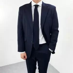 [하프클럽/] 남자 베이직 빅사이즈 데일리 투버튼 무지 기본 싱글자켓 4컬러