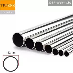 호환  외경 32mm 벽 두께 1mm 2mm 3mm 304 스테인레스 스틸 정밀 튜브 공차 0.05mm 광택 내부 외부