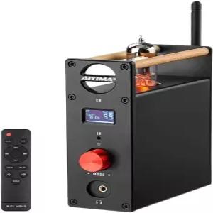 AIYIMA T8 6N3 디지털 튜브 프리앰프 블루투스 5.0 하이파이 헤드폰 디코더 PC-USB DAC APTX 가정용 무선