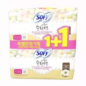 생리대 소피 단품 내몸에 순한면 중형 22개+22개/44개