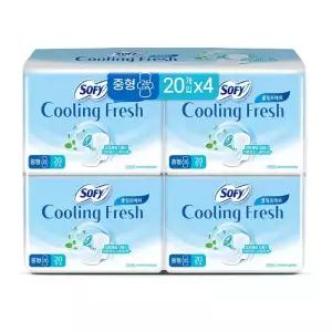 쏘피 쿨링 패드 중형 20개 x 4팩 소피