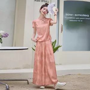 피로달 여성용 원피스 여름 투피스 정장세트 슬림핏 세트 HO2