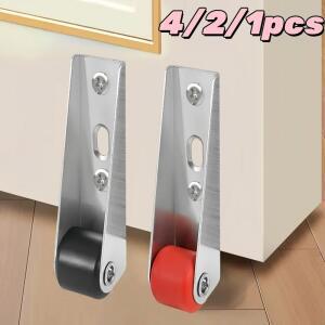 호환 가구 무소음 측면 장착 방향 롤러 스테인리스 스틸 도어 지지대 이동 휠 다기능 풀리 게이트 캐스터