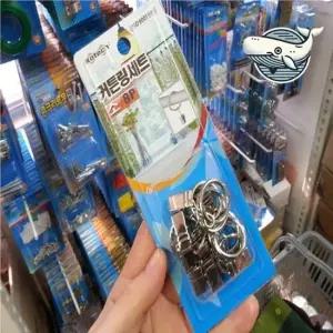 커튼 봉걸이 링세트 소형 커튼 브라켓 다용도 코텍