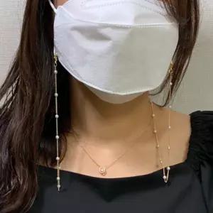 여성 진주 포인트 마스크 목걸이 1P 마스크줄 스트랩