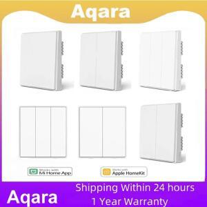 호환 Aqara 무선 스마트 벽 스위치 D1 ZigBee 원격 제어 키 라이트 스마트 스위치 버튼 home HomeKit APP 용 스마트