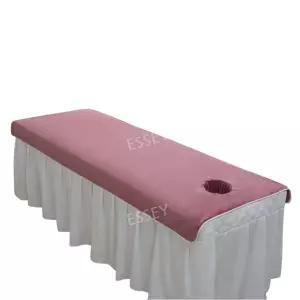 미용베드커버 속눈썹 침대 팥죽색 피부 마사지 시트