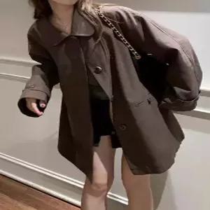 여사친 하프 가을 노팅힐 코너 터틀넥 스트리트 트렌치코트 원픽3
