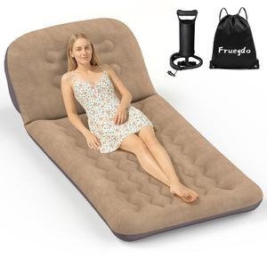 조절 가능한 울트라 간편합니다 실외 여행용 있는 휴식을 싱글 캠핑 등받이가 팽창식 침대 접이식 매트리스 소파 휴대가 가정 에어 라운지 위한