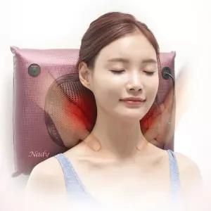 베개 쿠션 안마기 목 어깨 다리 온열 마사지기 지압기