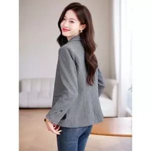 여친 분홍 정장 재킷 직업 슬림핏 봄가을 코트 원픽3