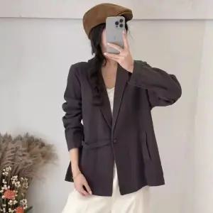 봄 여사친 정장 재킷 설 코트 긴팔 작은 상의 캐주얼한 마 반버튼 칼라 원픽1