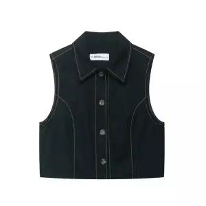 여사친 봄 조끼 스트리트 스트레이트 나시 원픽1