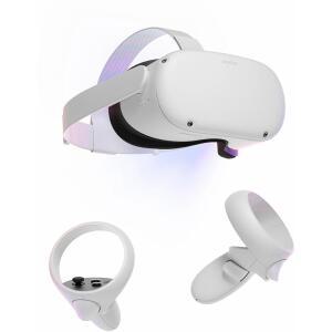 오큘러스 최신 퀘스트 2 GMAING VR 헤드셋 128GB 세트 - 고급 올인원 가상 현실 커버 세트, 흰색