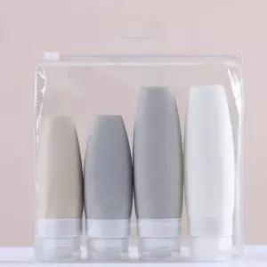 [하프클럽/]여행용 실리콘 공병 4개입 리필 화장품 샴푸 튜브공병