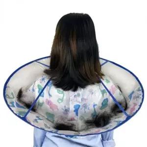 [하프클럽/]투명 헤어컷 머리카락 고정대 미용실 이발소 컷트 받침대