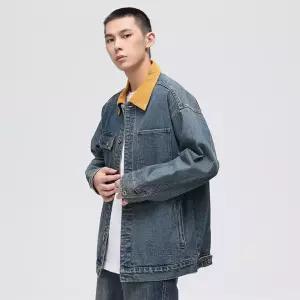 남자 청 빈티지 캐주얼 청자켓 자켓 주니어 봄가을 워싱 원픽3