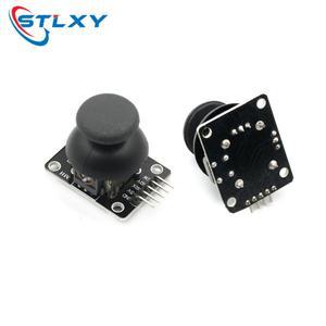 Arduino호환 이중 축 XY 조이스틱 모듈 용  플스호환 제어 레버 센서 KY-023 정격 4.9 /5