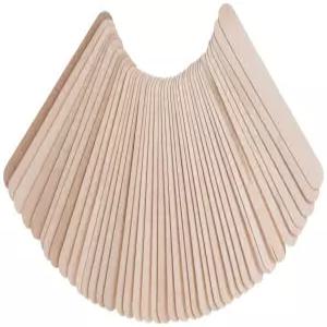 완벽한 Stix 혀 함몰기 무균 6인치 500Ct 시니어 팩 브라운