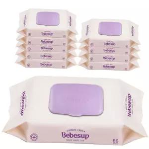 베베숲 트러스트 캡형 물티슈 80매 x 10개입