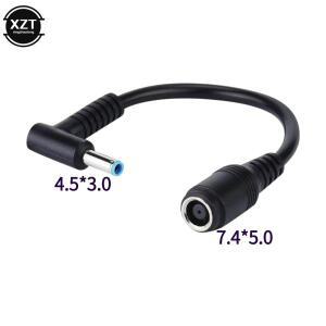 1pc 7.4mm ~ 4.5mm DC 전원 충전기 변환기 hp 호환 dell호환 Blue 팁용 훌륭한 교체 어댑터 커넥터 케이블