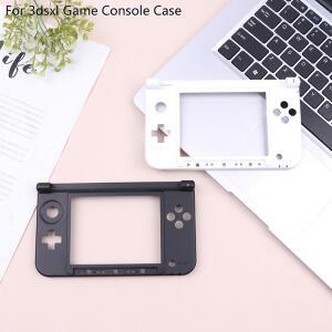 3DS XL LL 교체 힌지 부품과 호환되는 50PA 3dsxl 게임 콘솔 케이스 용 하단 중간 프레임 쉘 하우징