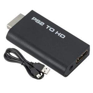 플스호환-HDMI 호환 480i/480p/576i 오디오 비디오 변환기  플스호환 디스플레이 모드용 3.5mm 출력이 있는