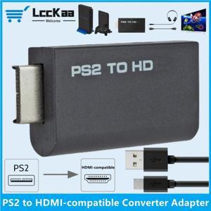 플스호환-HDMI 호환 변환기 HD 480i/480p/576i 오디오 비디오 어댑터(3.5mm 잭 포함)는 PC의  플스호환 디