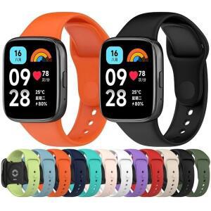 Redmi Watch 3 용 실리콘 스트랩 샤오미호환 Lite/액티브 팔찌 시계 밴드 손목 보호 필름이있는 스포츠