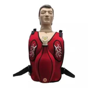 기도폐쇄 실습조끼 하임리히 cpr 교육용 성인용 훈련 복부압박 모형