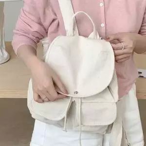 미니 캔버스 백팩 여성 데일리 복조리 학생 가방 미니백팩 소형백팩 캔버스백팩