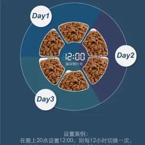 자동 회전 급식기 간식 고양이 급여기 배식기