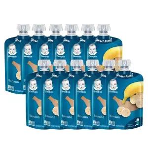 Gerber 2nd Foods Banana Pureed 거버 퓨레 2단계 바나나 3.5oz 99g 12팩