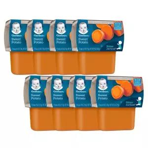 Gerber 2nd Foods Sweet Potatoes 거버 퓨레 2단계 스위트 포테이토 고구마 4oz 113g 2개입 8팩