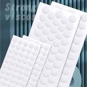 1+1이벤트 투명 아크릴 원형 물방울 양면 스티커 접