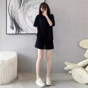 [샵앤] 여성 여름 체형커버 88까지가능 반팔 반바지 세트 WLD-WSET-SIS-447