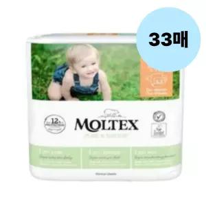 몰텍스 통잠 공용 아기 기저귀 밴드형 3단계 33매 1팩