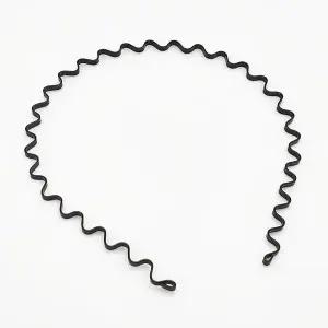 3mm 머리띠 철 웨이브