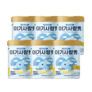남양 아기사랑 수 캔분유 800g 1단계 6캔