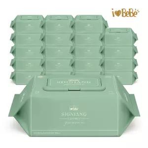 아이러브베베 시그니앙75 라포레 77매 20팩 캡형 75g 고평량 엠보 아기물티슈