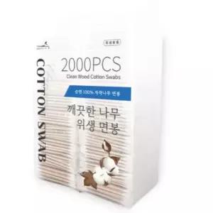 깨끗한나무 위생면봉 대용량 업소용 나무 면봉 100개입 20개
