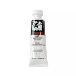 신한 패스컬러물감 낱색 C 20ml 887 브라운 레드 (3개입) 색상 고급
