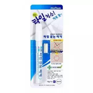 문화연필 타일줄눈 마카(리필2개포함) 펜형식 (12개입) 블랙