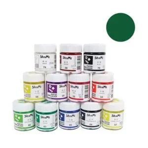 (신한) 샤미 포스터물감 20ml 64 짙은 녹색 (6개입) 그림물감 색채 조색