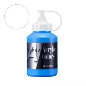 (알파) 미디엄바디실버 아크릴물감I 500mL 901 티타늄화이트 (6개입)