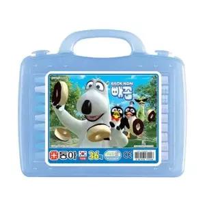 동아 크레파스 36색 남아용 파랑 캐릭터랜덤 (6개입)