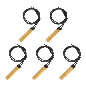메카닉시티 5pcs 히터 필름 히팅 플레이트 2.6W 3.7V 폴리이미드 히트패드 접착 PI 소자 57mmx6mm 일정